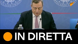 Conferenza stampa del Presidente #Draghi con i ministri Franco, Giorgetti, Cingolani