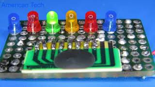 DIY 6 LED chaser | Electronic project 2021