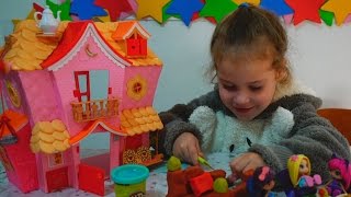Делаем мебель из пластилина для новых кукол! Making furniture from doh for new dolls!