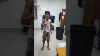 Adarsh 1st std about wastage of food fancy dress competition