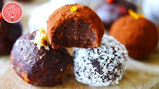 How to make Raw Chocolate Truffles | Шоколадные трюфели