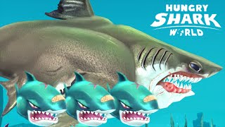Hungry Shark World - 3 New Shark Pets With Megalodon Shark!