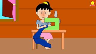 นิทานนางสาวไข่เจียว ตอนเย็บผ้า | นิทานสอนใจ indysong kids
