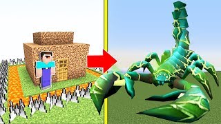 СКОРПИОН ПРОТИВ САМЫЙ ЗАЩИЩЕННЫЙ ДОМ В МАЙНКРАФТ ! НУБ ТРОЛЛИНГ ЛОВУШКА MINECRAFT 7#