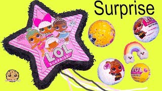 Giant LOL Surprise Star Filled with Blind Bags ! Cookie Swirl C Video