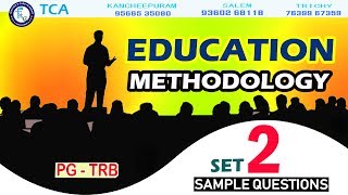 PG-TRB - Educational Methodology Set 2
