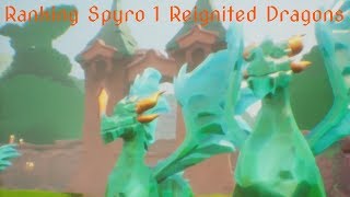 Ranking Spyro 1 Reignited Dragons by World*