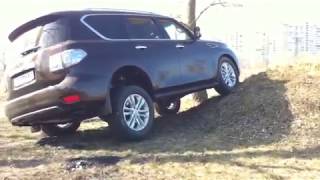 Ход подвески Nissan Patrol