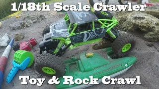 High Volts RC - 1/18th Scale Crawler - Crawling Toys and Rocks