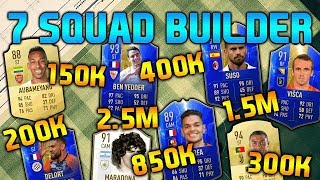 FIFA 19 SQUAD BUILDER 150K 200K 300K 400K 850K 1.5M 2.5M SQUAD BUILDER FUT CHAMPIONS FIFA 19