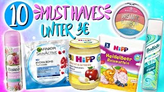 10 DROGERIE MUST HAVES UNTER 3€, die JEDER KENNEN MUSS!