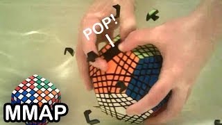 Giant Rubik's Cube RIPPED Apart Underwater!