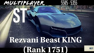 Asphalt 8: Rezvani Beast KING (Rank 1751) Multiplayer