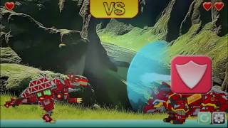 Game for Kids | Dino Robot Corps #3: Triceratops, Kentrosaurus, Blade Stego & Spinosaurus