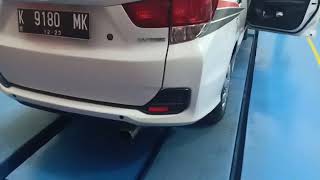 Mobilio pakai knalpot Fujitsubo || empuk dan halus ||