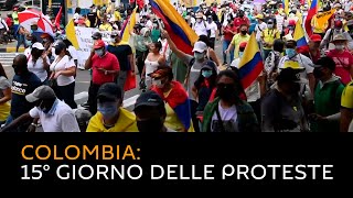 Colombia: 15° giorno delle proteste