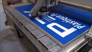 PolyDX Plastic New Logo creation with CNC Machine