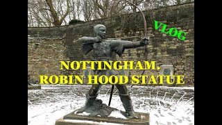 UK. VLOG. NOTTINGHAM. ROBIN HOOD STATUE || НОТТИНГЕМ. ПАМЯТНИК РОБИН ГУДУ