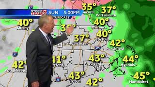 Video: Messy mix of snow, rain for Sunday