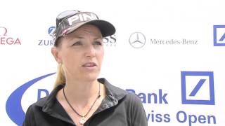 Carin Koch an der Spitze des Leaderboards
