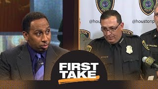 Stephen A. enraged over Houston police chief’s Michael Bennett news conference | First Take | ESPN