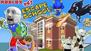 ESCAPE SCHOOL with DRAGON & Get Rich ? Roblox #41 ? FGTEEV
