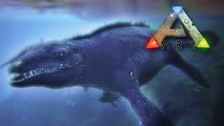 Taming & Surviving a HUGE Mosasaur!! - Ark Survival || Ep22