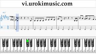 Học Đàn Piano (tay phải) BTS (방탄소년단) -  'DNA' Hướng Dẫn  Bài Hát um-hli687