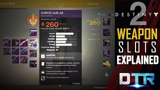 Destiny 2: Weapon Slots Explained