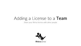 Adding a license to a Team