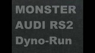 AUDI RS2 532 HP on Dyno powered by www.ulm-kfz.de