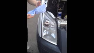 Восстановление фар на Ford Transit