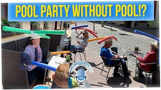 German Restaurant Gives Swimming Pool Noodle Head Guard