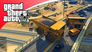 GTA V Freeroam LANCEREN DOOR EEN DUMPER! (GTA 5 Online)