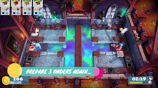 Overcooked 2 Level 5-5, 2 Players, 3 Stars