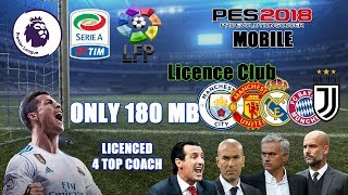 MINI REQUEST PATCH PES 2018 MOBILE  BY TM PATCH ONLY 180MB