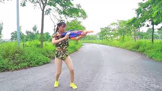 Nerf War: Супергероя Действия Полиции И Преступления S.w.a.t Объединенный Зомби Уничтожения, Суперг