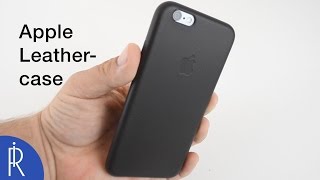Apple iPhone 6 / 6 Plus Lederhülle / Leather Case - schwarz