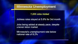 Minnesota Unemployment Rate - Lakeland News at Ten - July 19, 2012