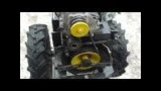 минитрактор переломка 4x4. тест по грязи. Pereloma traktori 4x4. testi likaa .