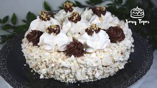 Классический торт ПОЛЁТ ☆ Торт-безе с орехами и масляным кремом Шарлотт. Рецепт торта по ГОСТу СССР