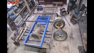 Самодельный мини трактор 4х4   (Мультик)