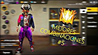 MEJORES COMBINACIONES de ROPA para verte como PRO//FREE FIRE #5