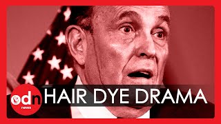 Hair Dye Streams Down Rudy Giuliani’s Face During Sweaty Press Conference