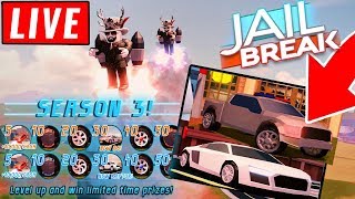JAILBREAK ROBLOX SEASON 3! VIP WITH FANS *NEW* AIRPLANES COMING SOON!