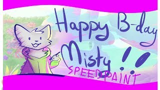 [Speedpaint] Happy Birthday Misty Muffin!
