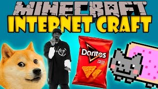 INTERNET CRAFT MOD - Illuminati, Doritos, nyan cat y mas!! - Minecraft mod 1.7.10 y 1.8 ESPAÑOL