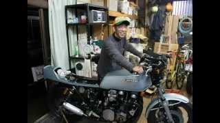 Z1R tsuru号、エンジンオーバーホール後の火入れ