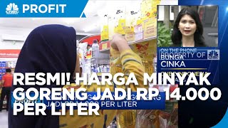 Harga Minyak Goreng Resmi Jadi Rp 14.000 Per Liter