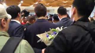 LEE MIN HO Arrival in NAIA tERMINAL 1- Feb. 24, 2015